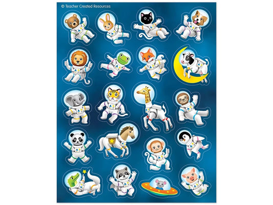Outer Space Crew Animal Stickers - US 7502