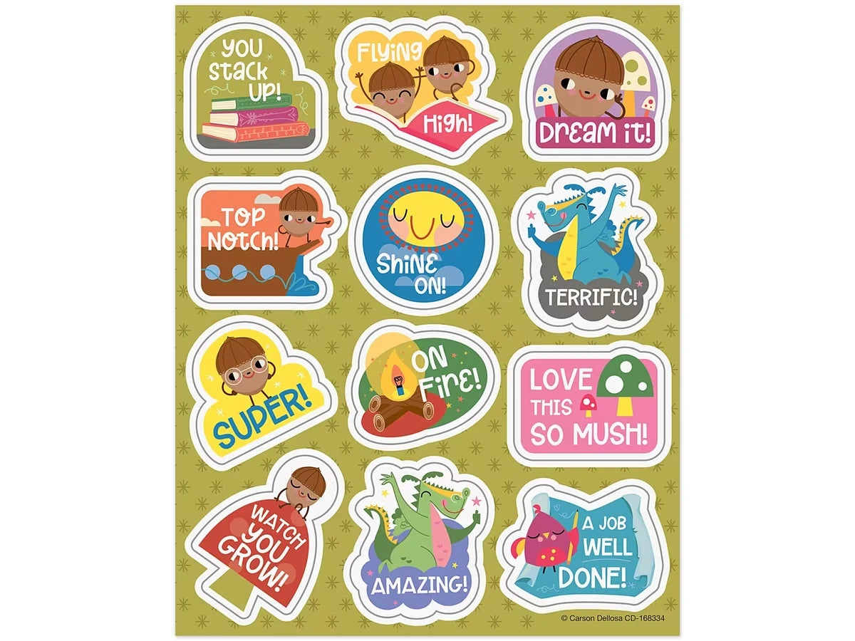 Fairy Tale Forest Motivational Stickers - US 1827