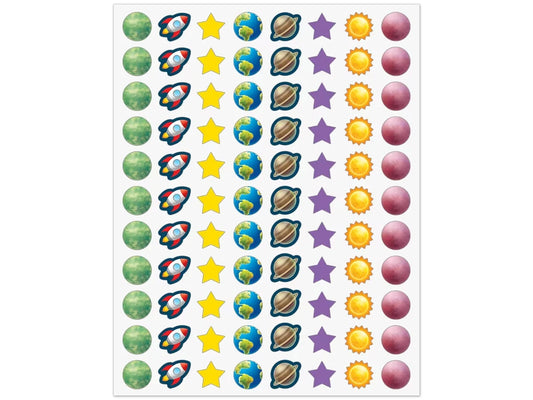 Outer Space Crew Mini Stickers - US 5467