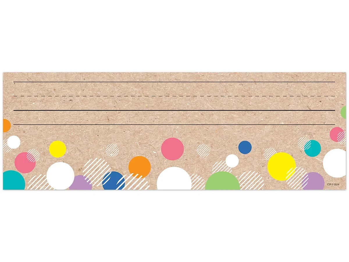 Krafty Pop! Colorful Bubble Nameplates - US 4298