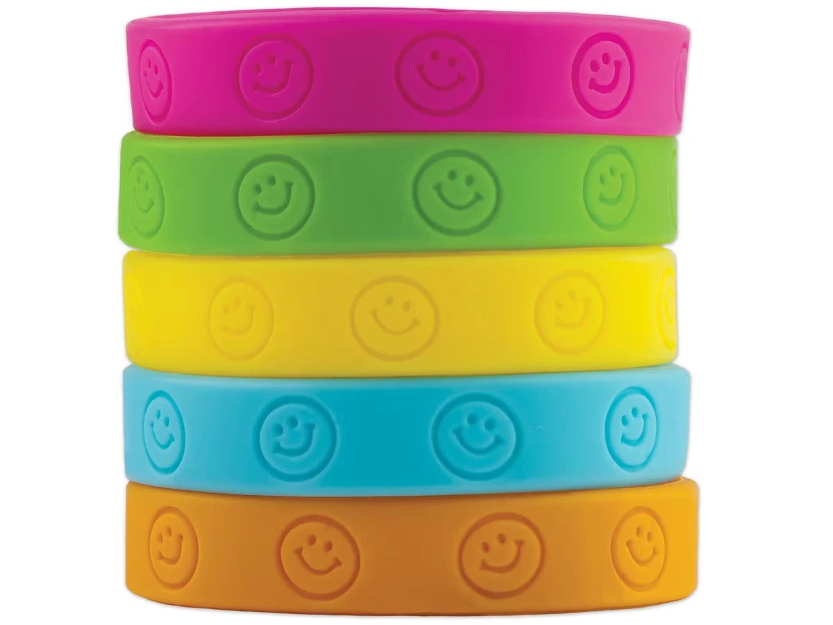 Happy Face Wristbands - US 8133
