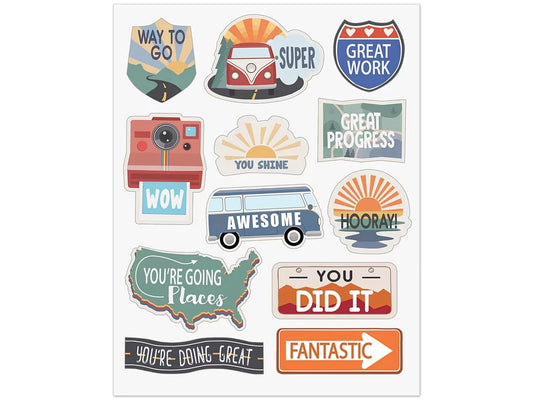 Moving Mountains Motivational Stickers - US 4884