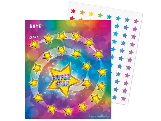 Super Star Reward Trackers with Stickers - US 5232