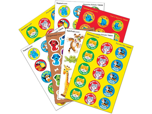 Animal Pals Scented Motivational Stickers - Variety Pack - US 9069