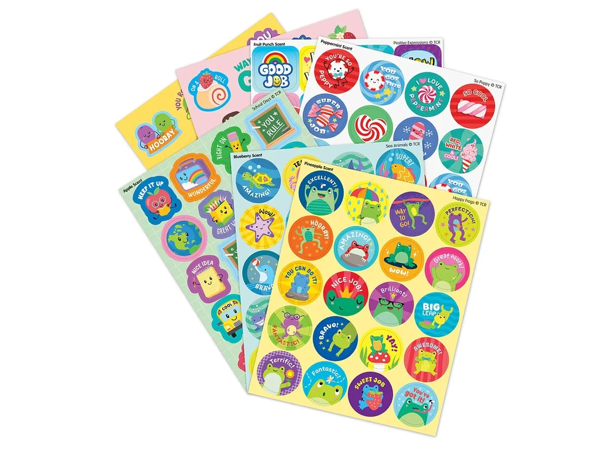 Positive Words Scented Stickers - Variety Pack - US 8174