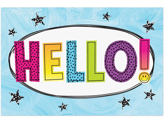 Brights 4Ever Hello Postcards - US 7445