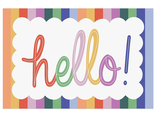 Color Crush Hello Postcards - US 4202