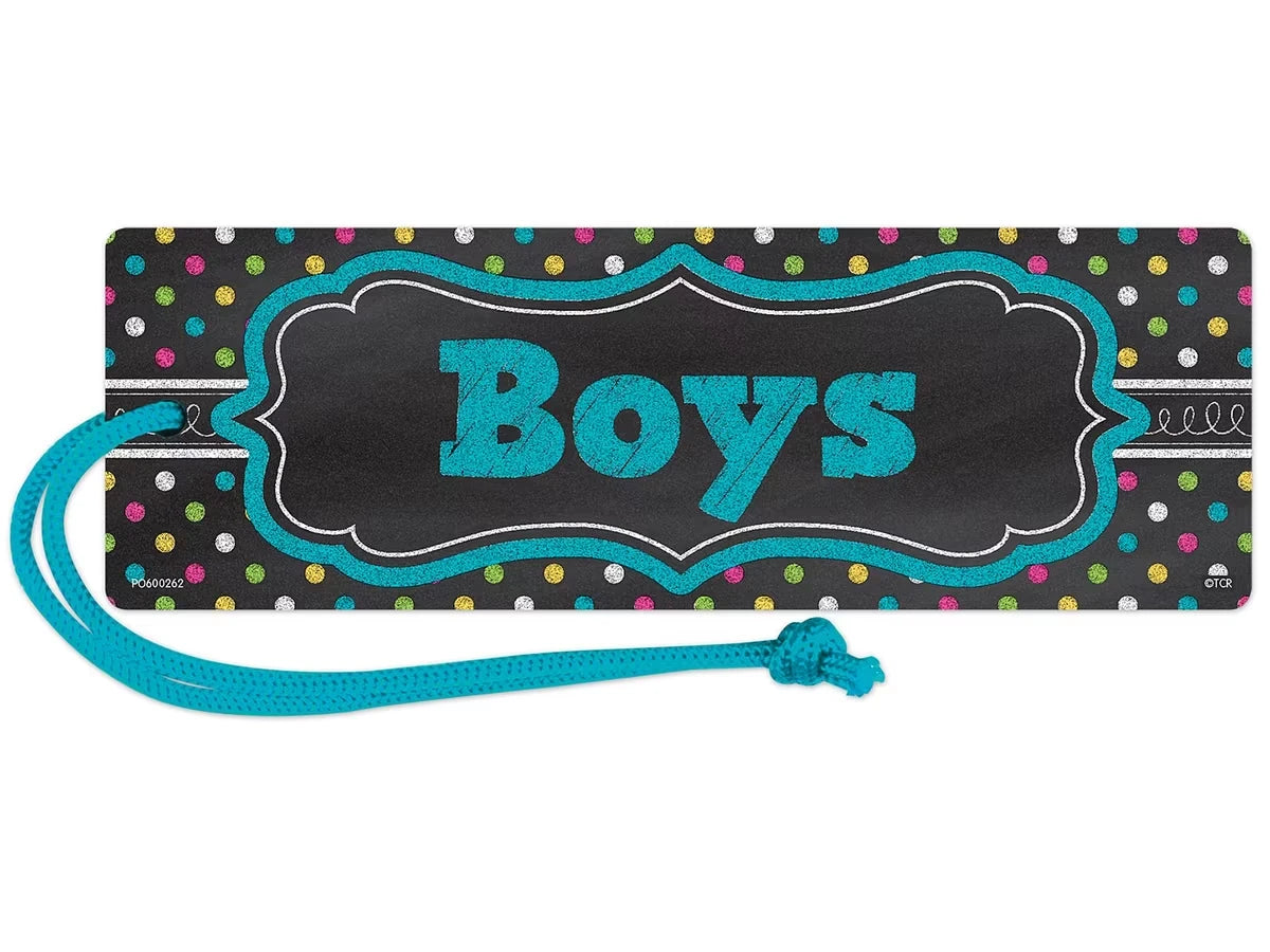 Chalkboard Brights Magnetic Boy’s Hall Pass - US 2903