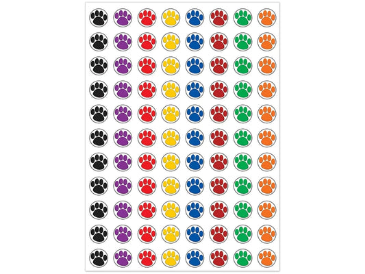 Paw Print Mini Stickers - US 6364