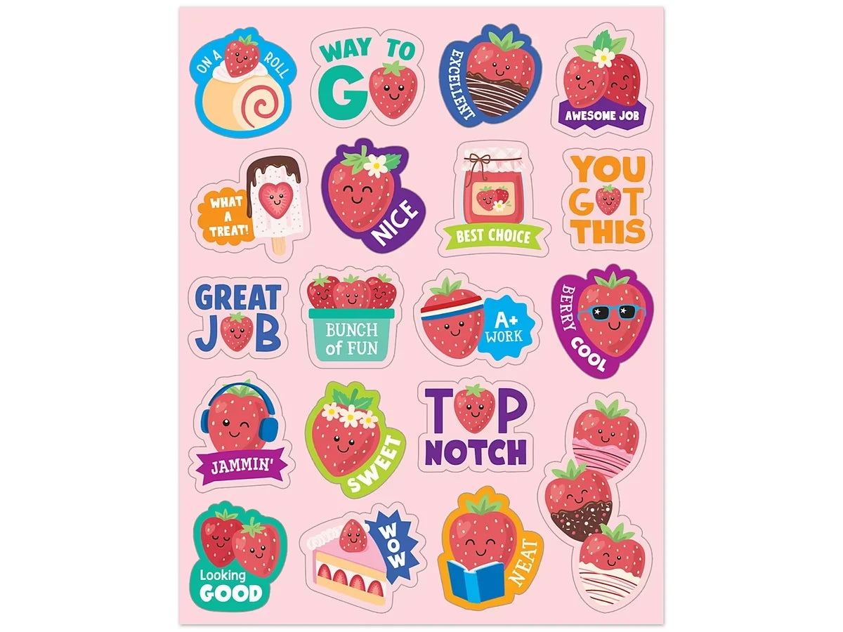Strawberry Scented Stickers - US 8823