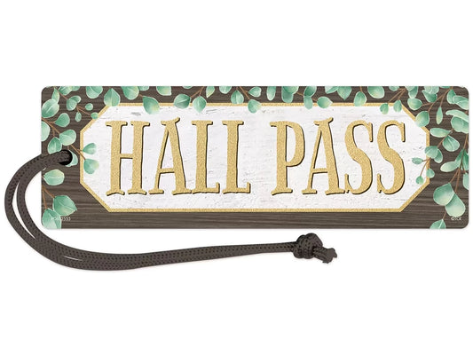 Eucalyptus Magnetic Student Hall Pass - US 6412