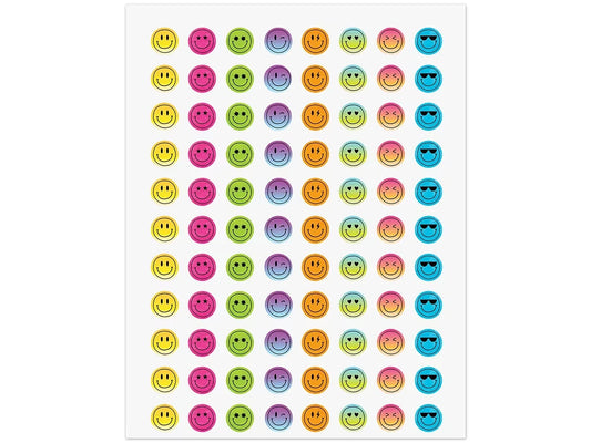 Brights 4Ever Smiley Face Mini Stickers - US 3169