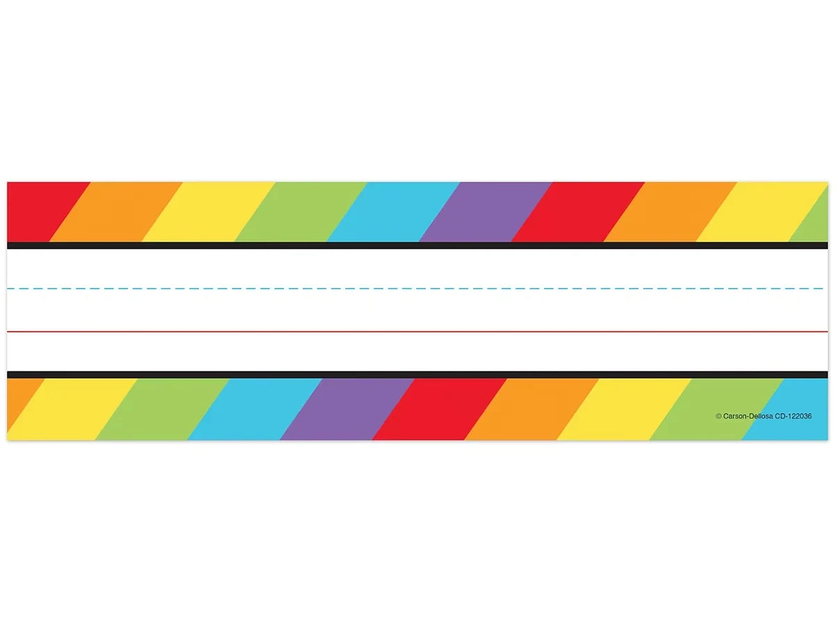 Celebrate Learning Rainbow Nameplates - US 2739