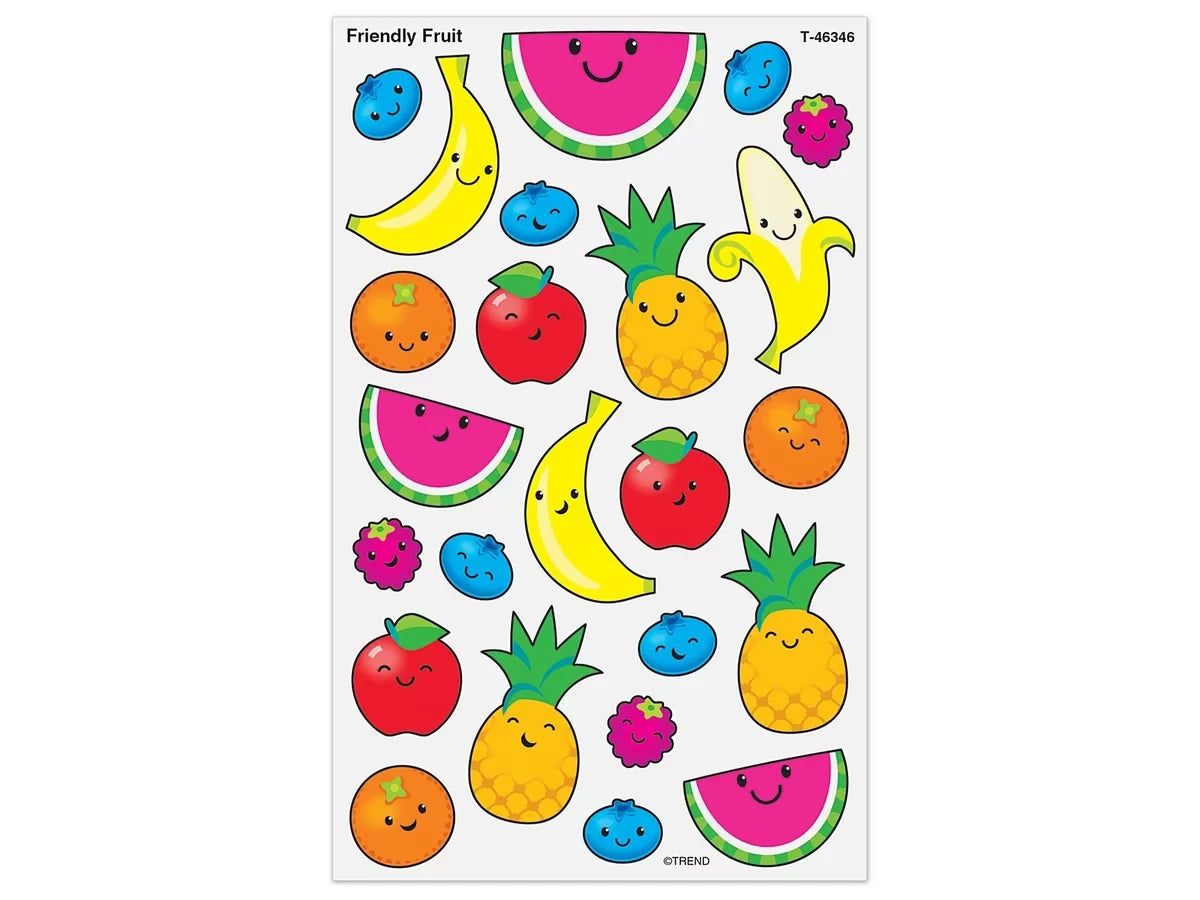 Friendly Fruit Stickers - US 4186