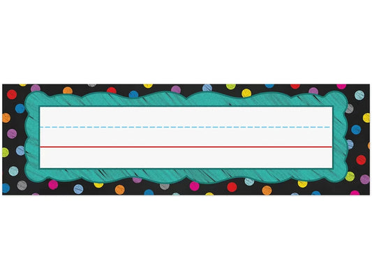 Colorful Chalkboard Nameplates - US 5168