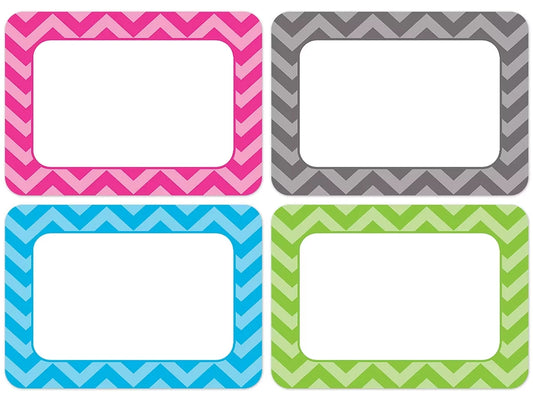 Chevron Name Tags - Variety Pack - US 1226