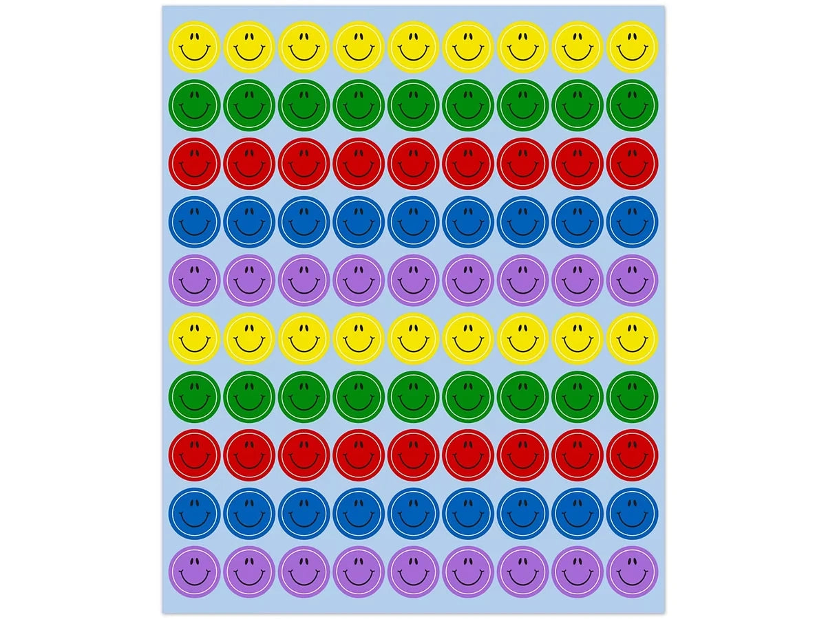 Smiley Face Mini Stickers - US 8851