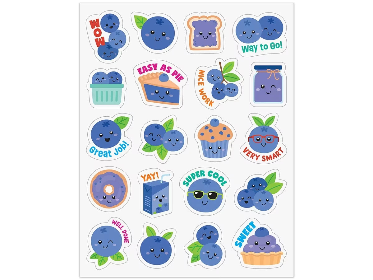 Blueberry-Scented Stickers - US 9210