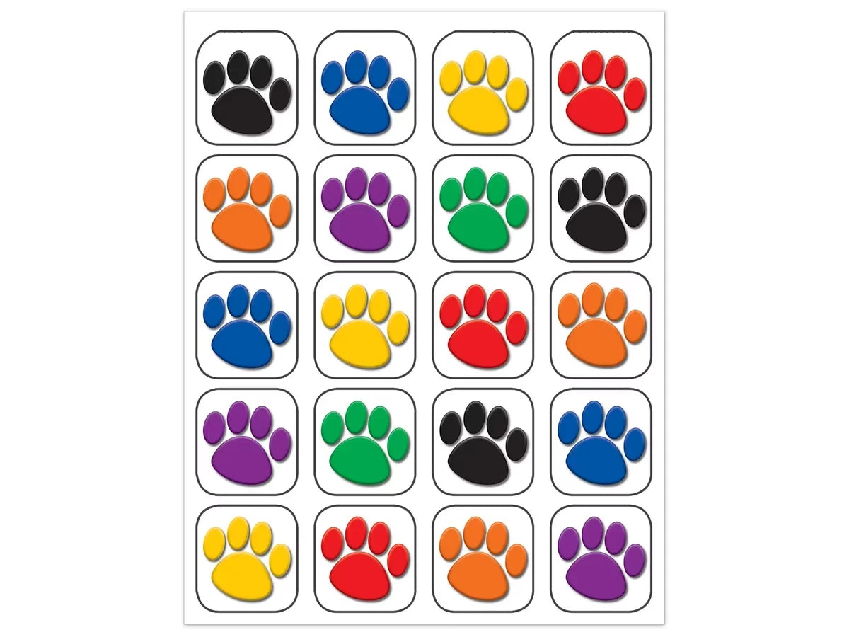 Paw Print Stickers - US 1085