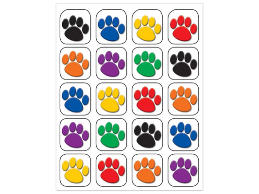 Paw Print Stickers - US 1085