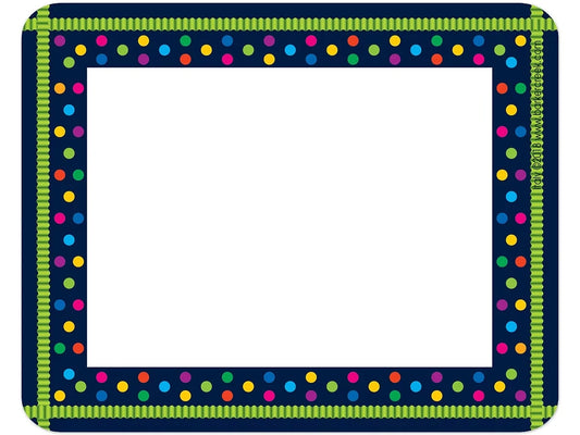 Rainbow Polka Dot Name Tags - US 3251