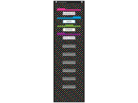 Chalkboard Brights File Folder Pocket Chart - US 6831