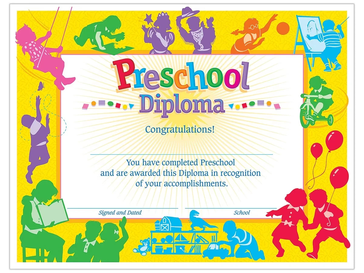 Preschool Graduation Certificates - US 6090