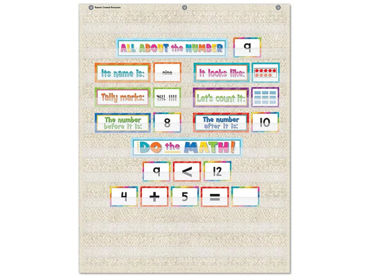 Woven Pocket Chart - US 5470