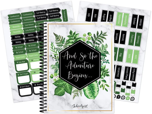 Simply Boho Lesson Plan & Record Book - US 9077