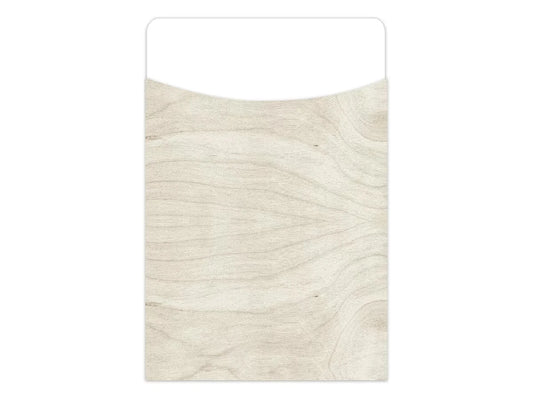 Natural Wood Library Pockets - US 1261