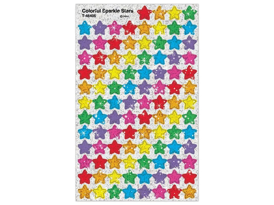 Colorful Sparkle Star Stickers - US 2752