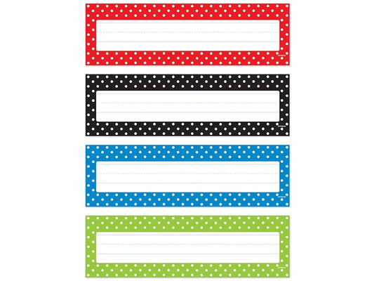 Polka Dot Nameplates - Variety Pack - US 1365