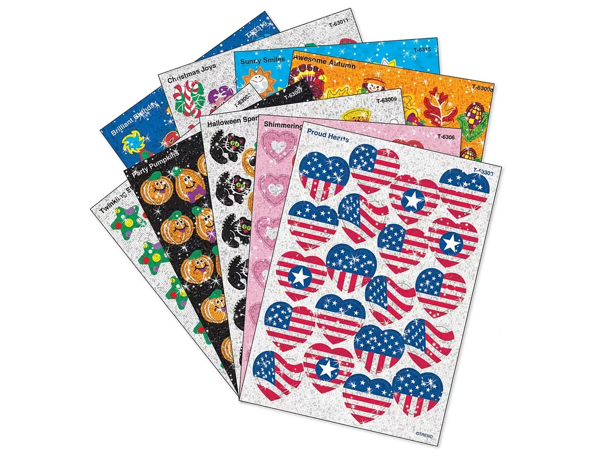 Holiday Celebration Stickers - Variety Pack - US 8764