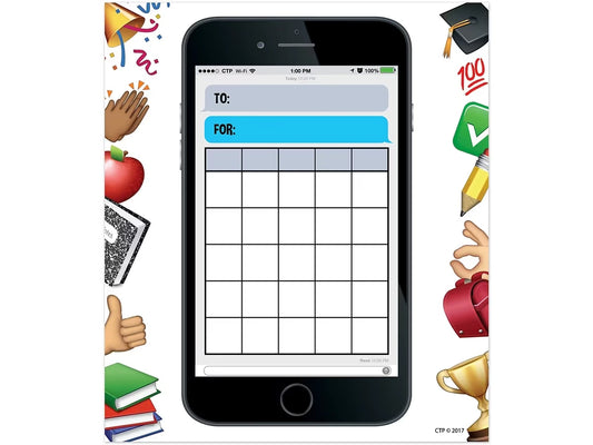 Emoji Fun Smartphone Mini Incentive Charts - US 5593