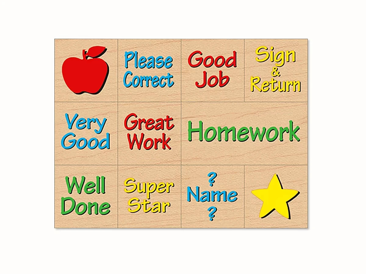 Messages from Your Teacher Stamps - US 6515