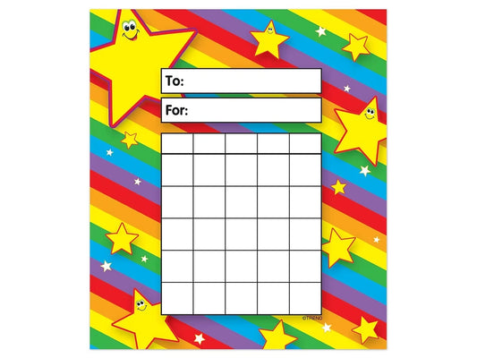 Rainbow & Star Mini Incentive Charts - US 2679