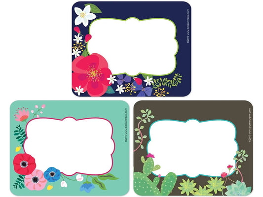 Petals & Prickles Name Tags - Variety Pack - US 3126
