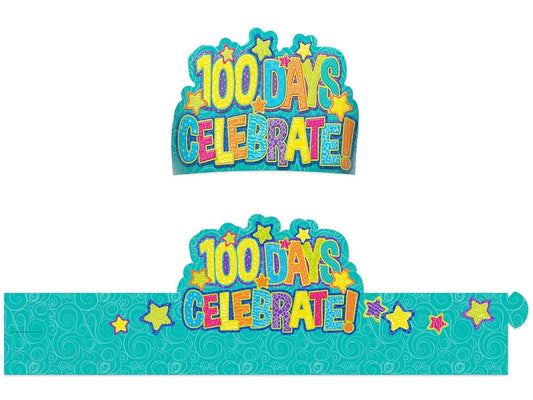 Color My World 100th Day of School Crowns - US 7410