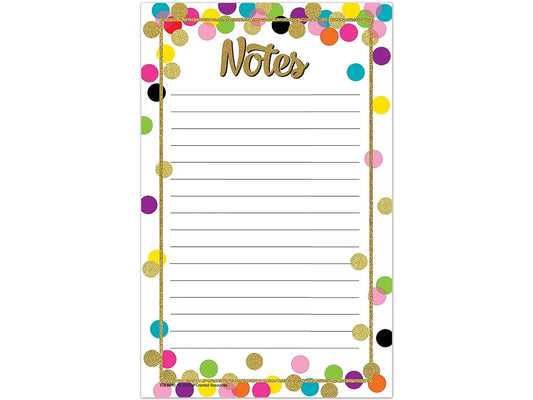 Confetti Notepad - US 6956