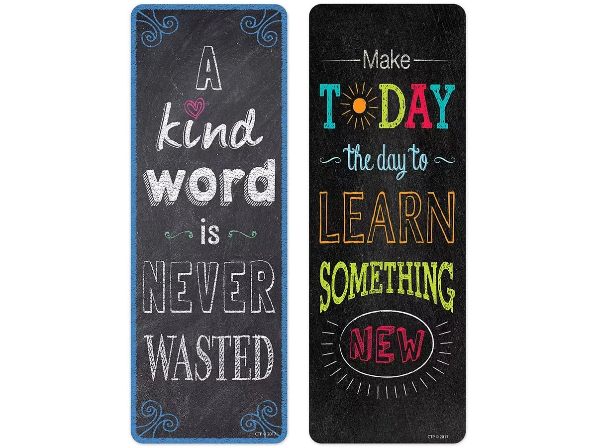 Chalk It Up! Motivational Bookmarks - US 7917