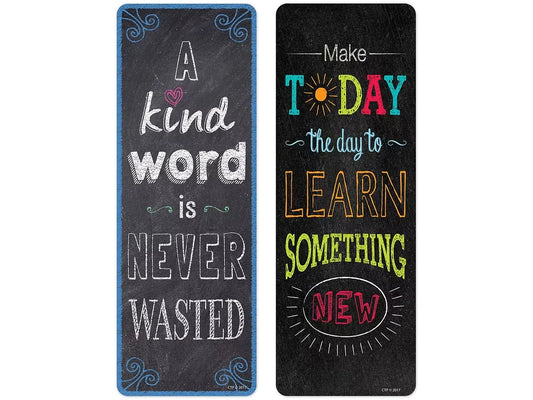 Chalk It Up! Motivational Bookmarks - US 7917