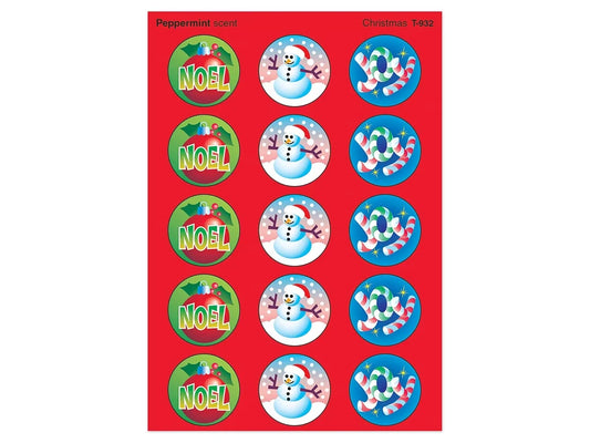 Christmas Peppermint-Scented Stickers - US 6061
