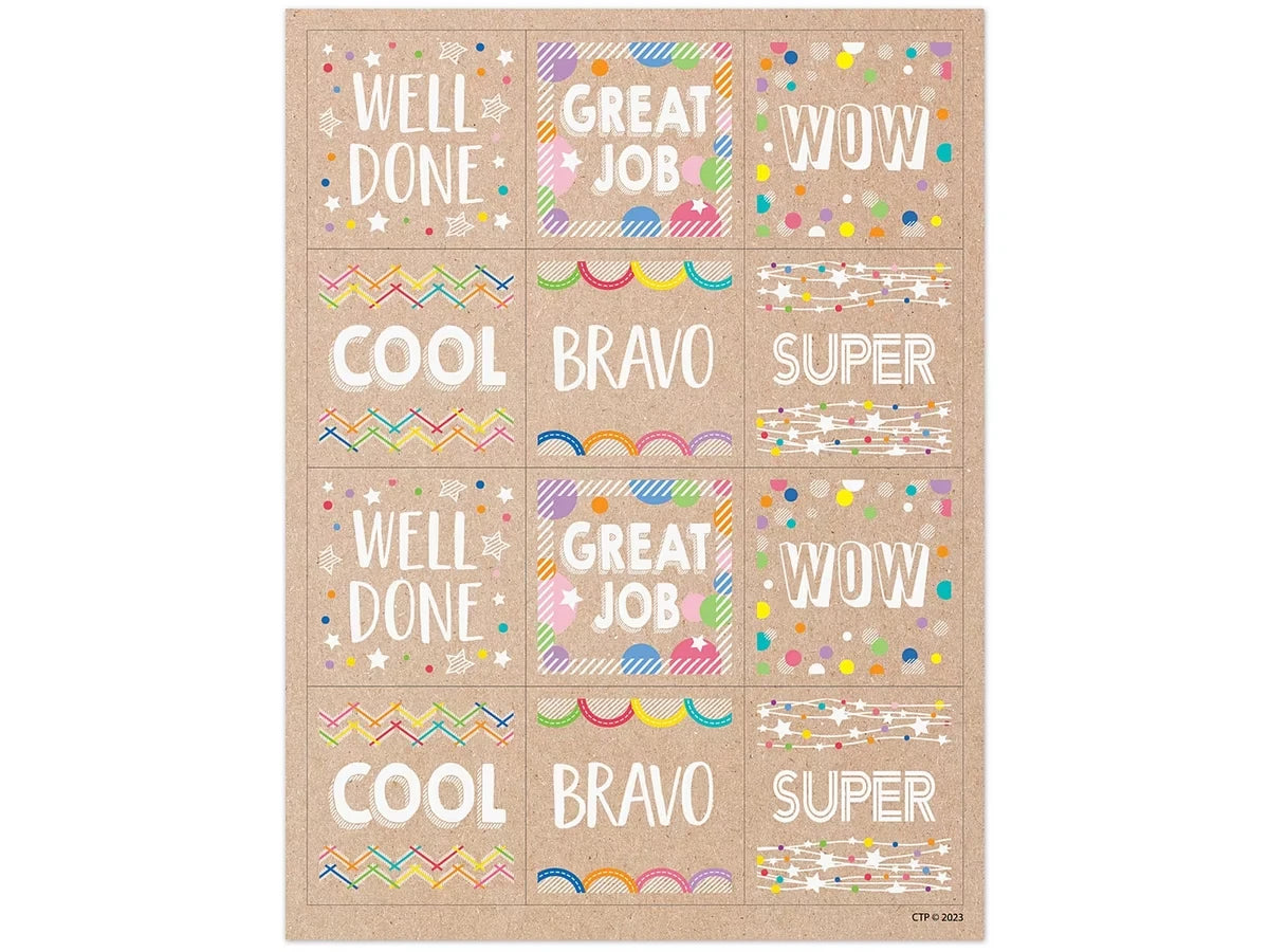 Krafty Pop! Motivational Stickers - US 7993