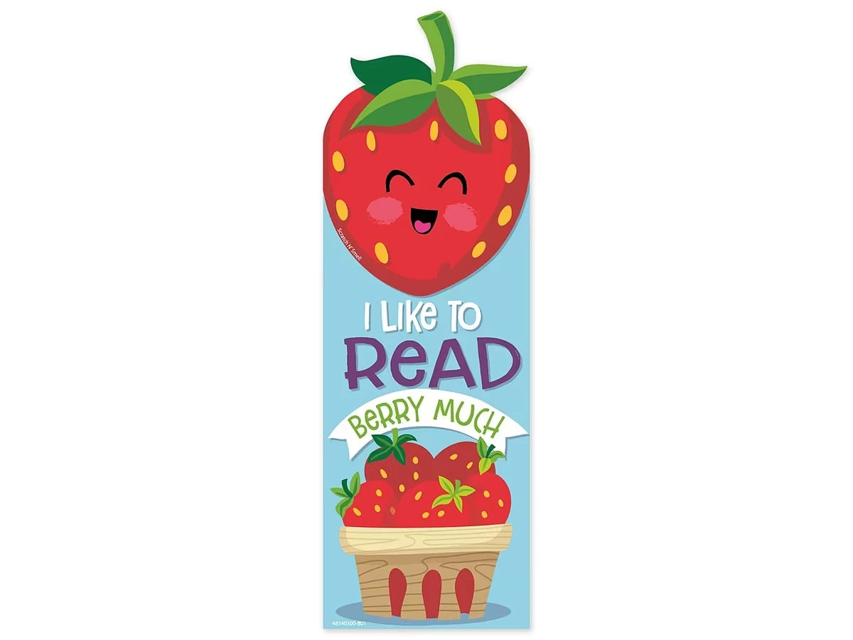 Strawberry-Scented Bookmarks - US 5875