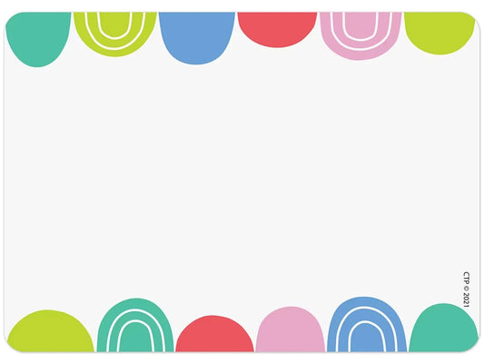 Rainbow Doodles Name Tags - US 5912