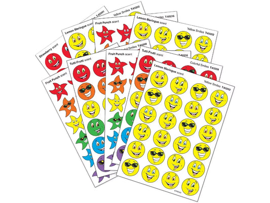 Smiley Face Scented Stickers - Variety Pack - US 1997