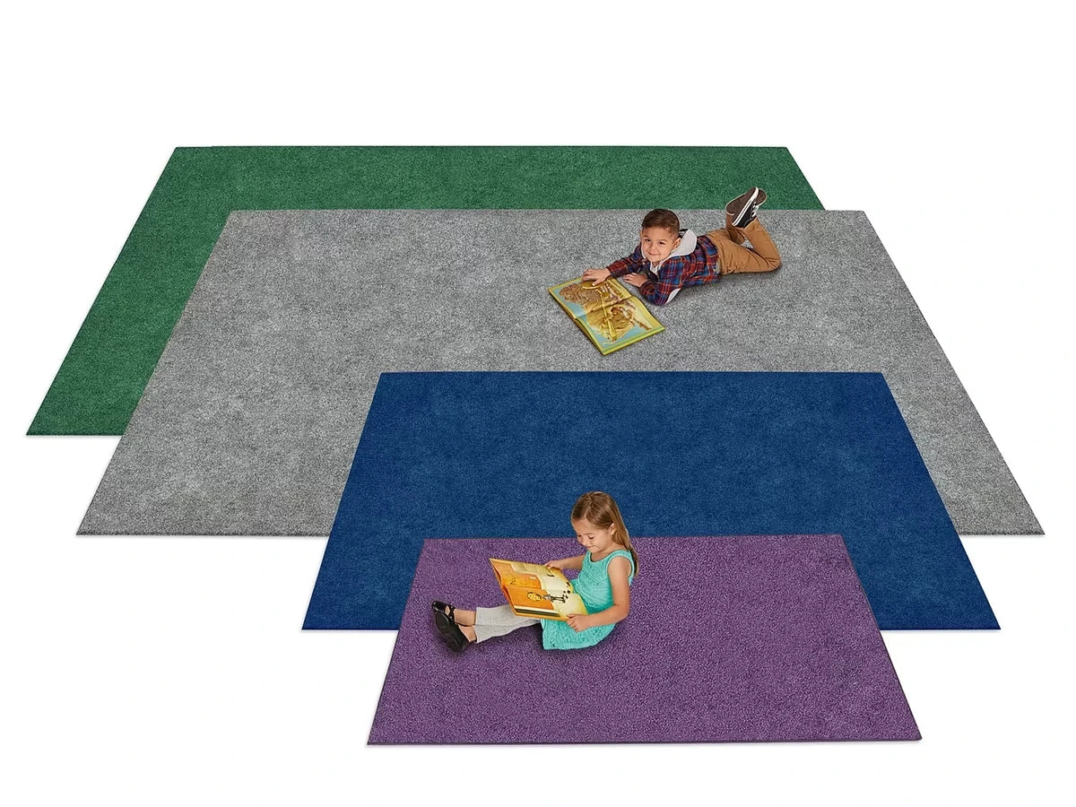Comfy Rectangular Classroom Carpets - US 7181