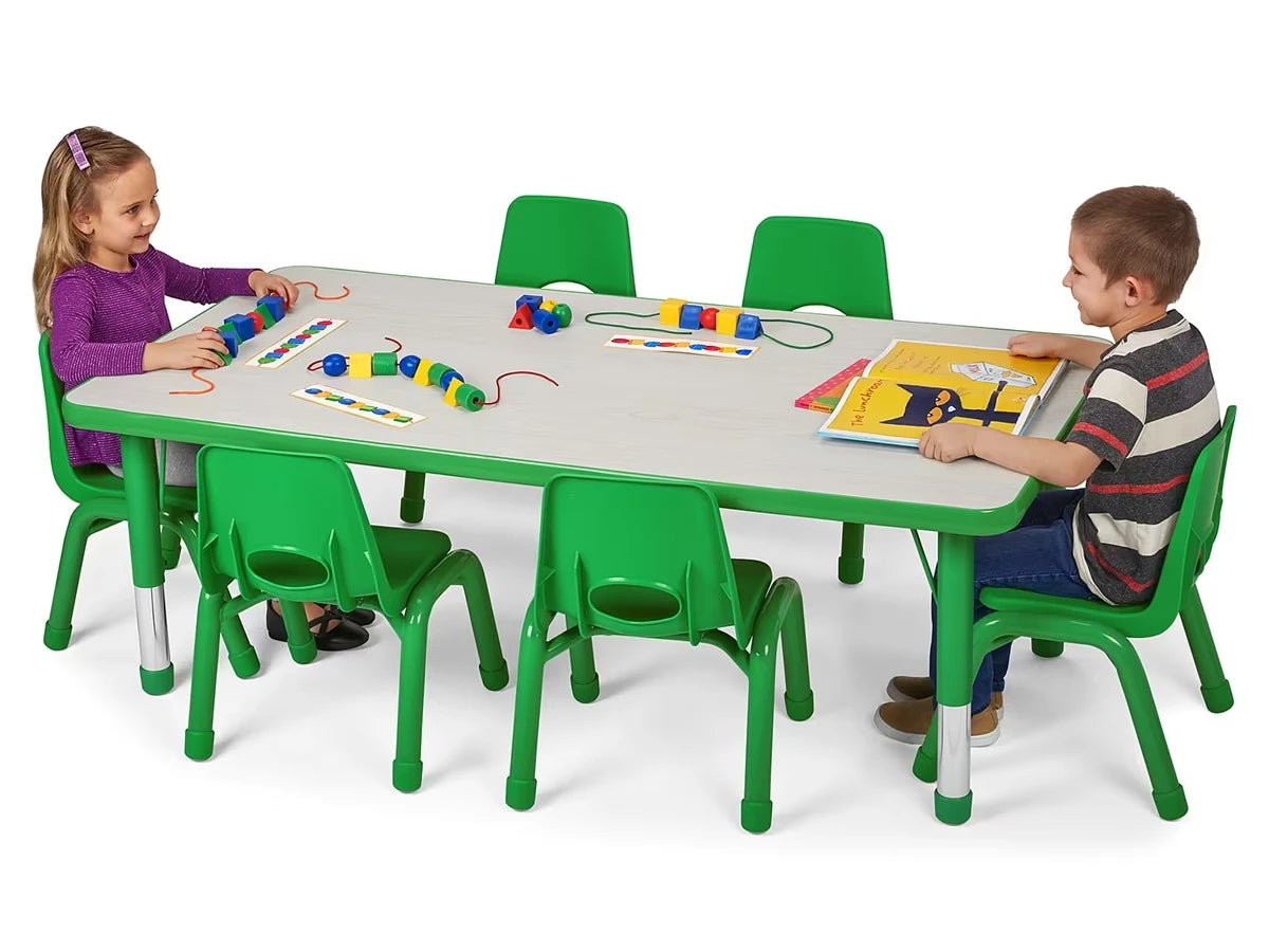 Kids Colors™ Adjustable Rectangular Tables - US 3388