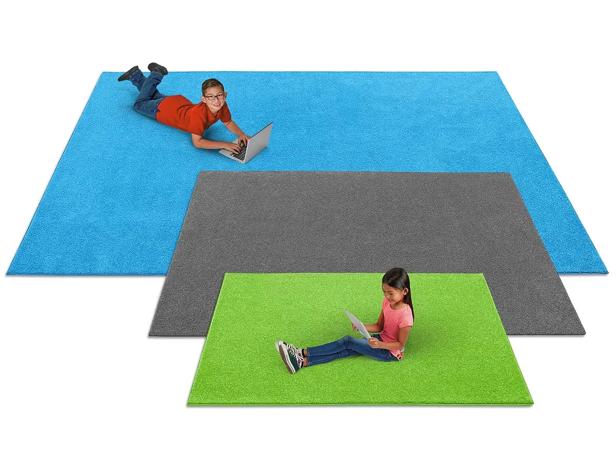 Flex-Space Comfy Rectangular Classroom Carpets - US 6204