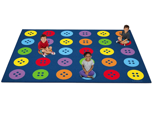 Colorful Buttons Seating Carpets - US 7799